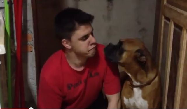 Watch How This Dog Reacts When His Human Imitates His Every Move!