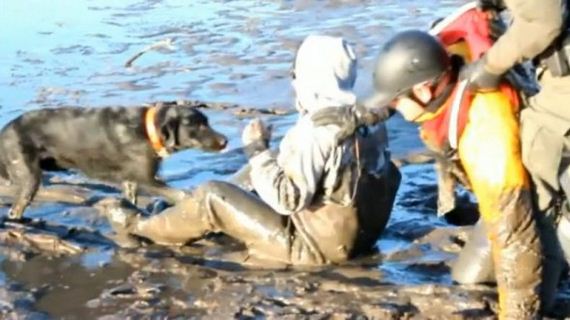Dog Saves Owner’s from Dying Stuck in Mud