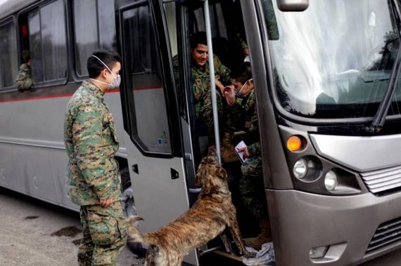 Dog Keeps Cabulco Rescuers Company