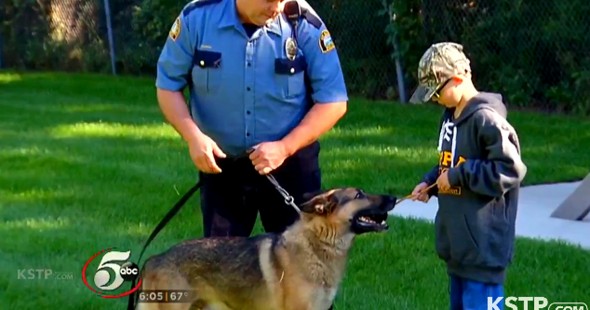 Nine-Year-Old Spends Birthday Money on Bulletproof K-9 Vest