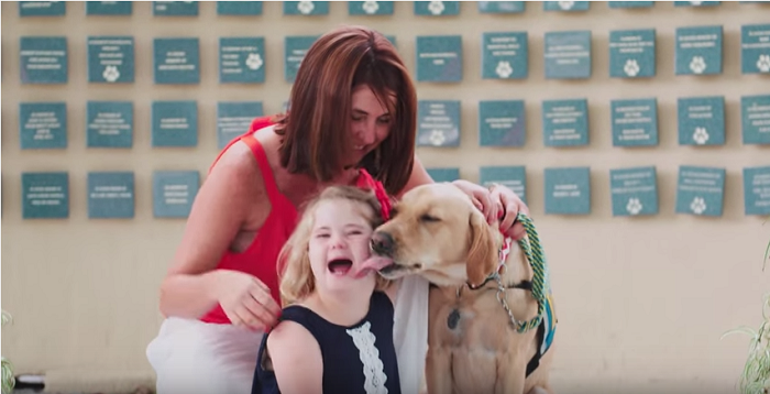 Commercial Beautifully Captures The Love Between A Down Syndrome Girl & Her Service Dog