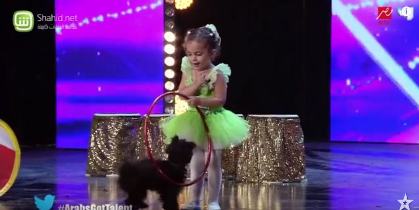 This 4-Year-Old Girl And Her Dog Just Blew This Audience Away