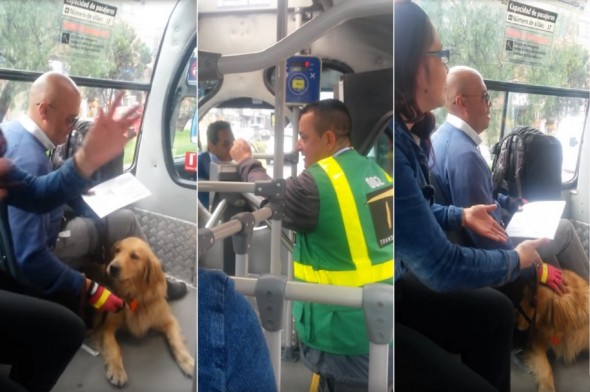 This Happened When Man and Service Dog Are Denied Bus Services