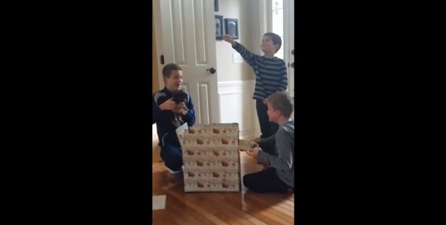 Three brothers receive the Christmas surprise of a lifetime!