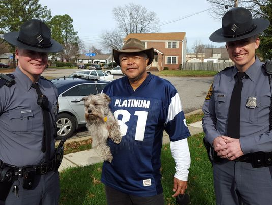 State Troopers Rescue Pooch Off of Virginia’s I-64