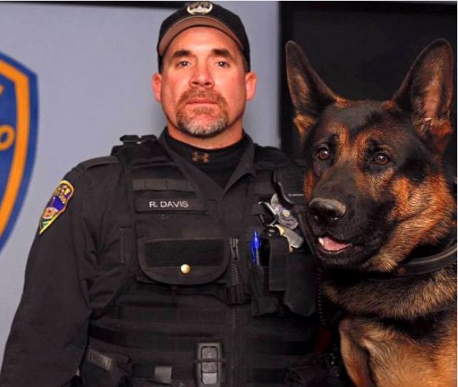 Over 100 K-9s Walk in Funeral Procession for Slain Police Dog, Jethro