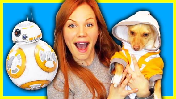 Dog Tries On Star Wars Costumes