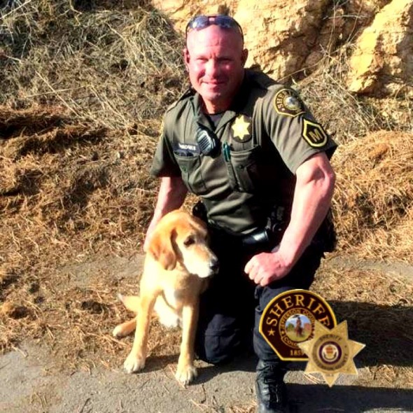 Sheriff’s Deputy Leaps into Frozen Pond to Save Unconscious Dog