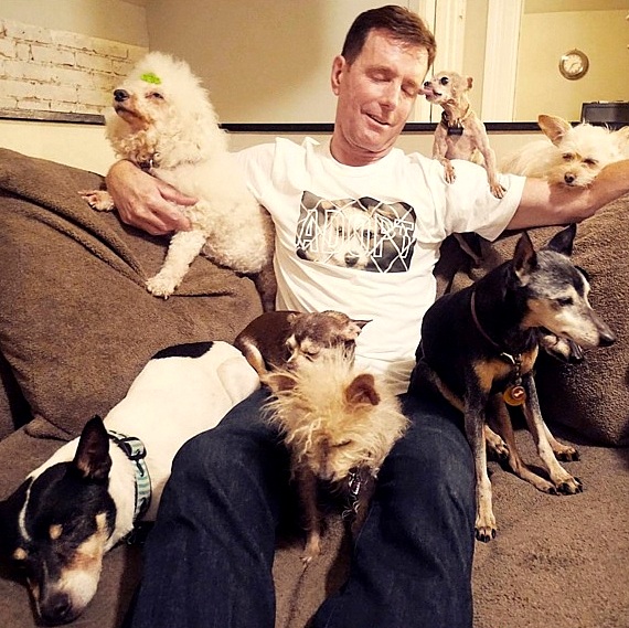 Man Is Addicted to Adopting Senior Animals No One Else Wants