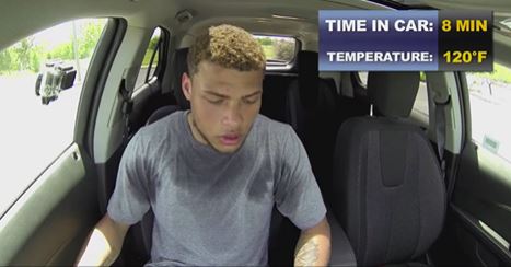 NFL Superstar Locks Himself In A Hot Car To Show What It’s Like For Your Dog. The Results? SCARY!
