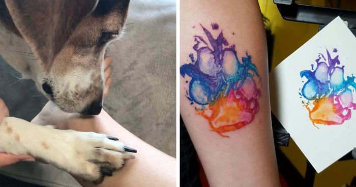 Dog Paw Prints Make The Most Pawesome Tattoos Ever, And Here’s The Proof