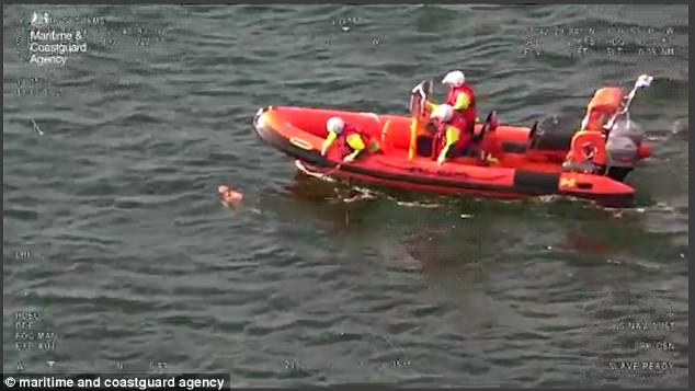 Caught on Camera! Dog Spotted By U.K. Coast Guard Rescued At Sea