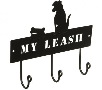DEI Dog Pet Leash Metal Rack – “My Leash” Hanger