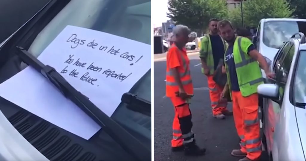 Police Want To Wait For Owners To Return To Save Dogs Trapped In Hot Car