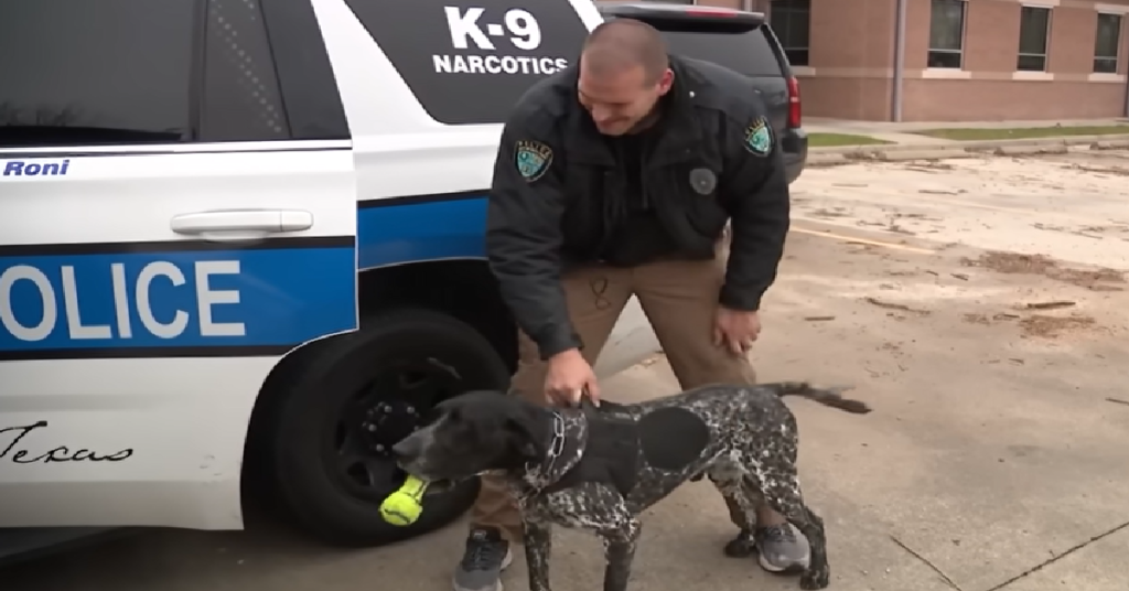 Officer Runs Into Tornado To Save K9 Partner Trapped In Police Car